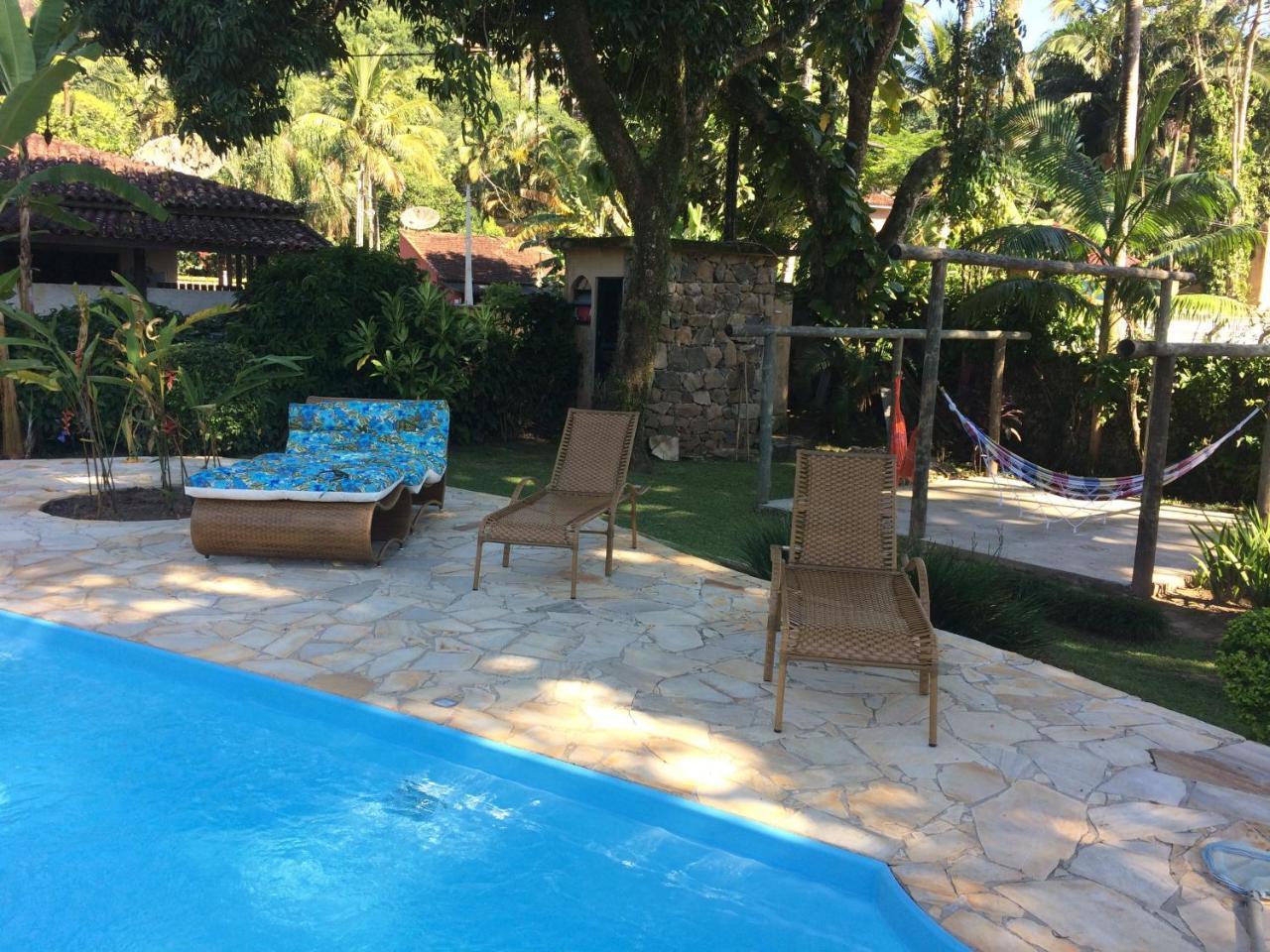 Villa Casa Colonial Térrea no Saco da Capela em Ilhabela Exterior foto